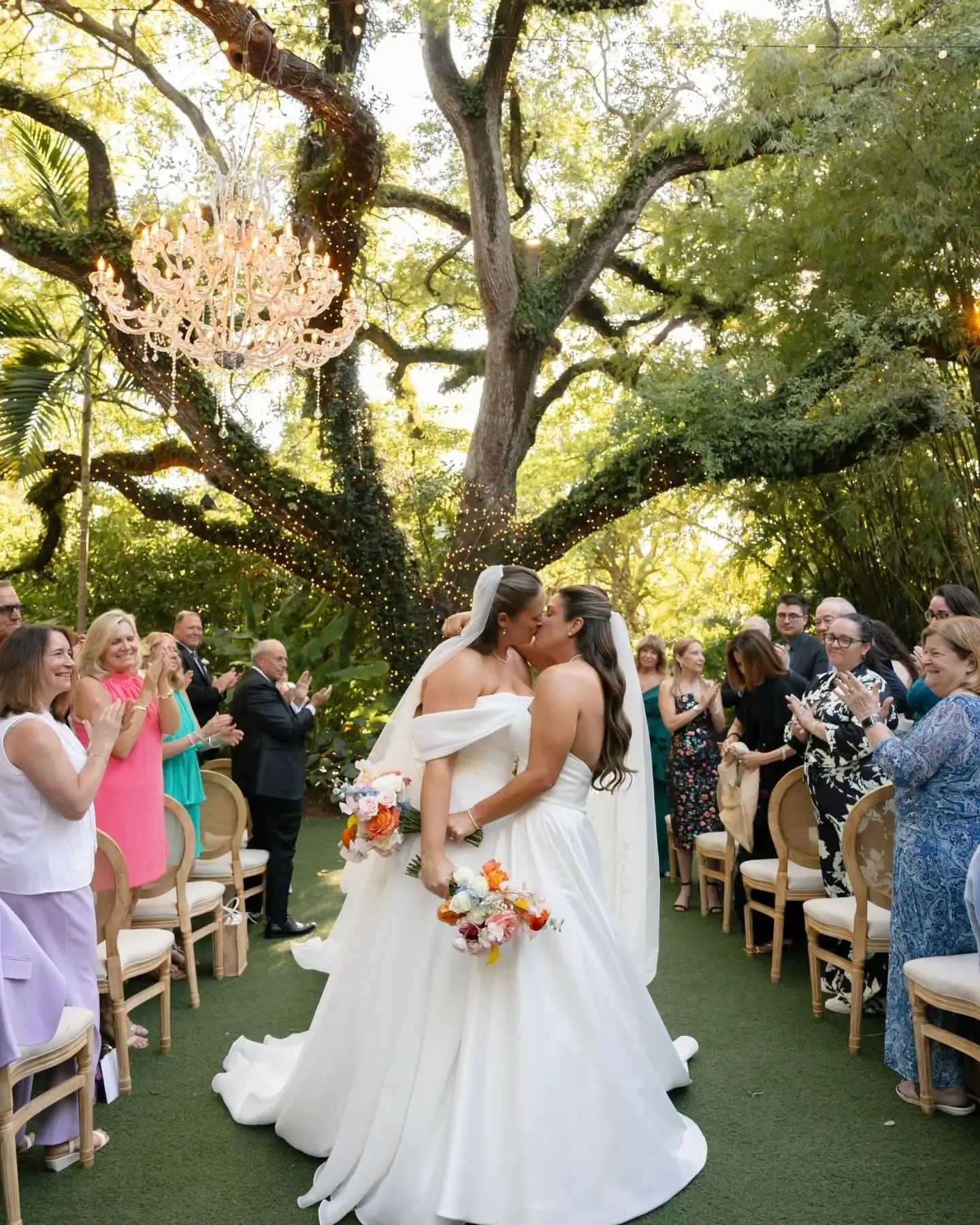 Chelsea & Jillian Lawlors wedding photo by Claudia Seguí